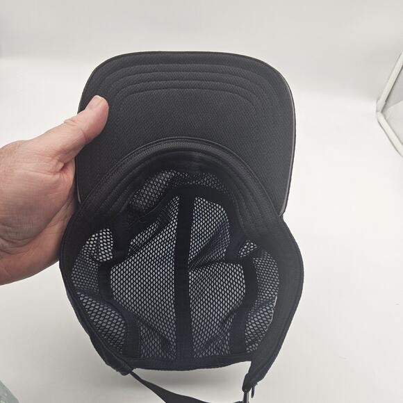 Patagonia Hat Cap Strap Back Navy Blue Mesh Performance Lightweight Mens Outdoor - Picture 7 of 8